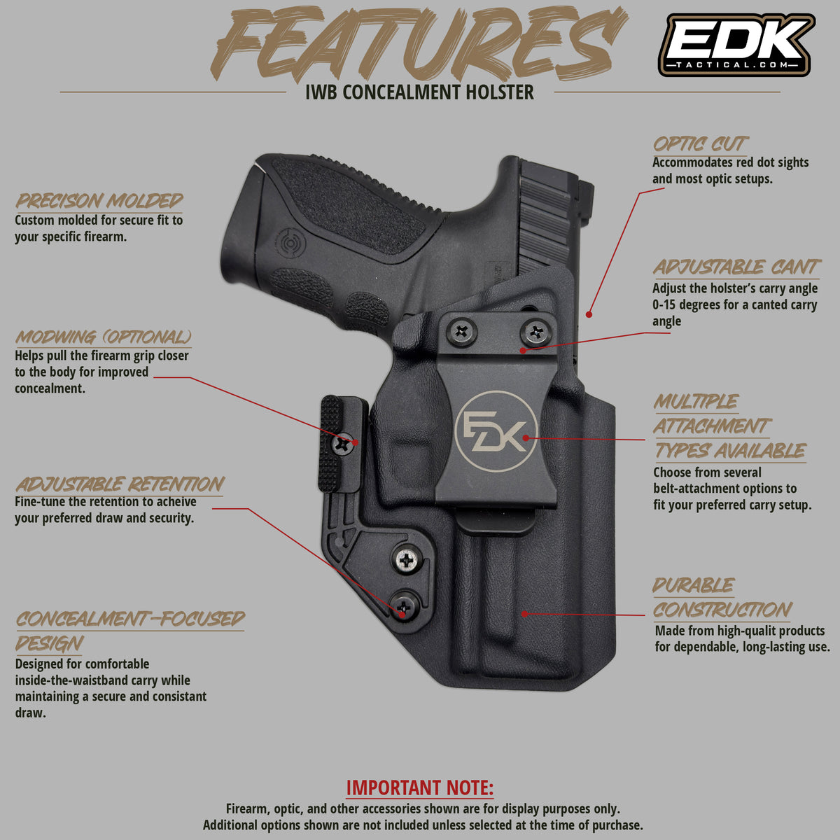 Fits Stoeger STR-9c - Inside the Waistband (IWB)