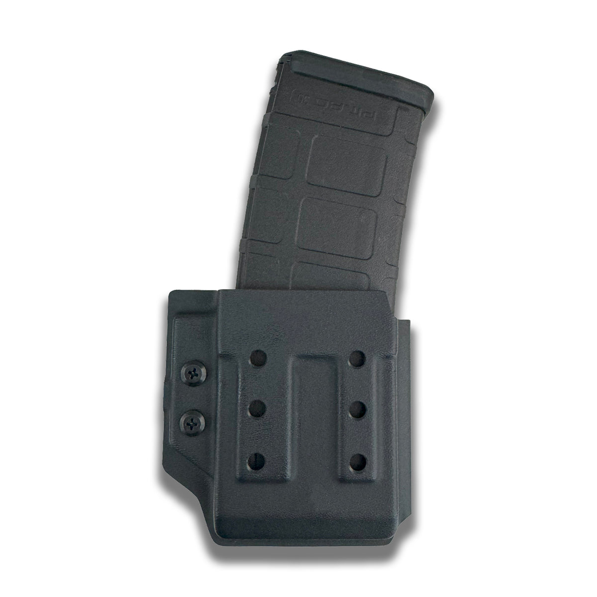 Ambidextrous AR-15 mag carrier for Magpul PMAG and steel magazines