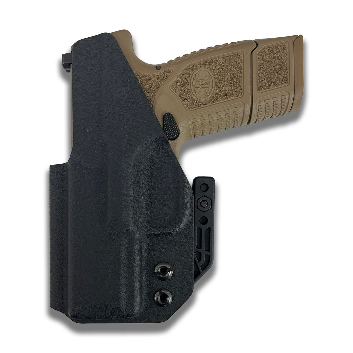 FN Reflex concealed-carry holster showing adjustable retention