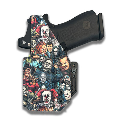 Halloween character pattern concealed carry IWB holster with adjustable retention