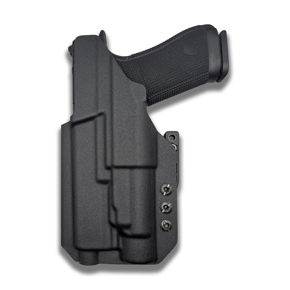 Fits Glock 19 with Fits Streamlight TLR-1 HL-X light-bearing IWB holster