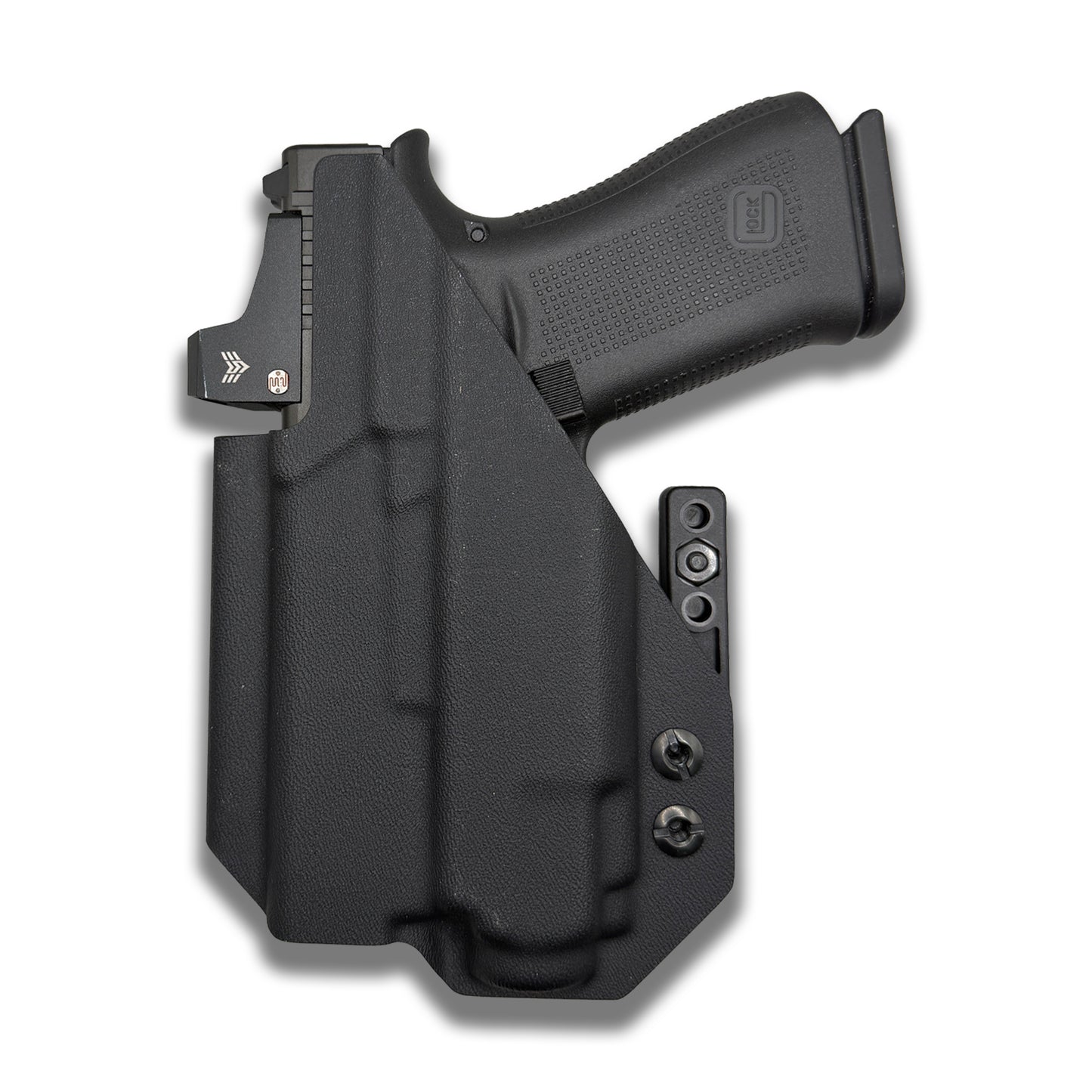 IWB holster designed to fit Glock 43X MOS with Streamlight TLR-8 Sub GL