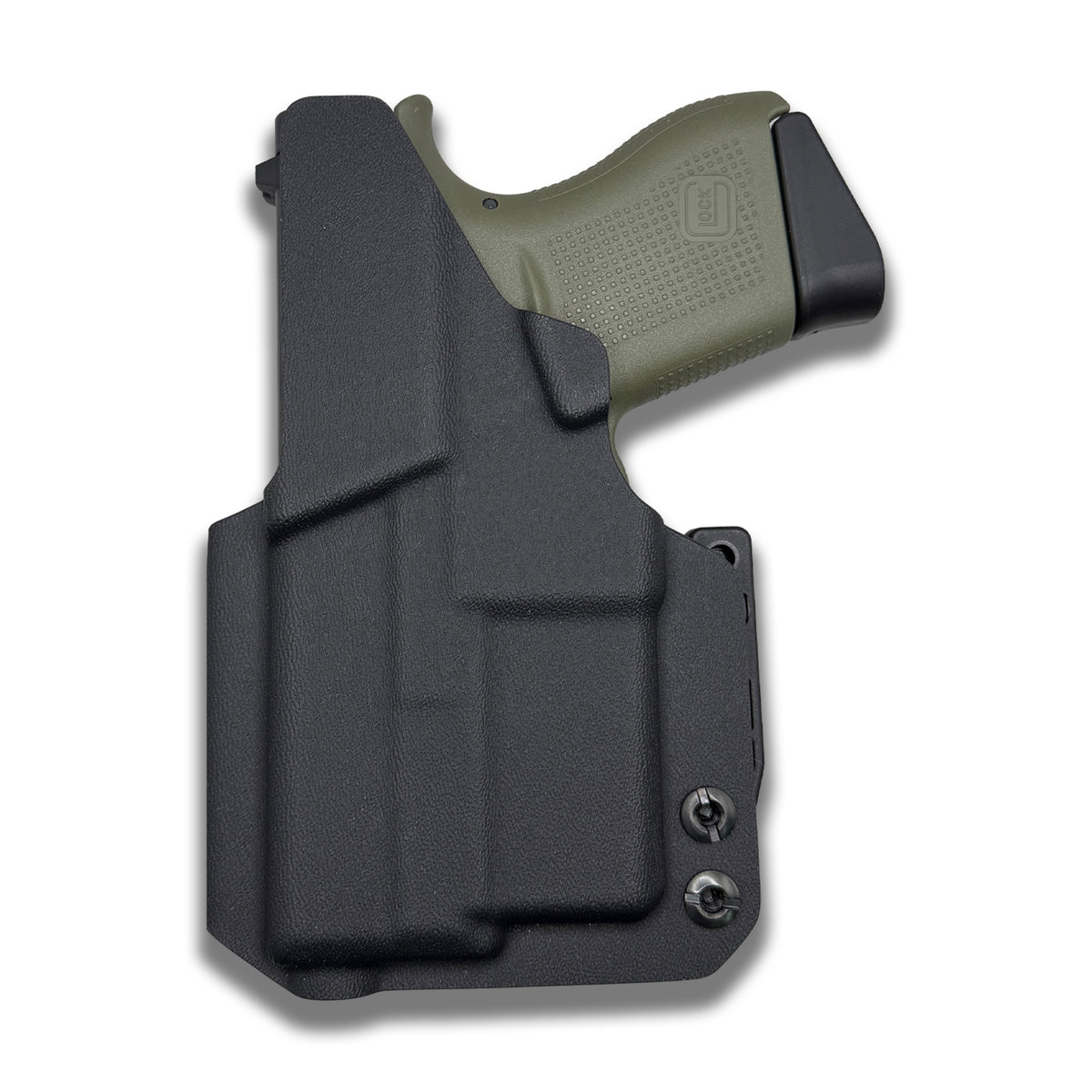 Glock 43 with Streamlight TLR-6 in an IWB Kydex holster