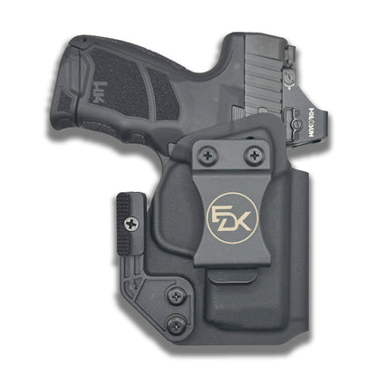 HK CC9 concealed-carry holster showing belt clip and ModWing