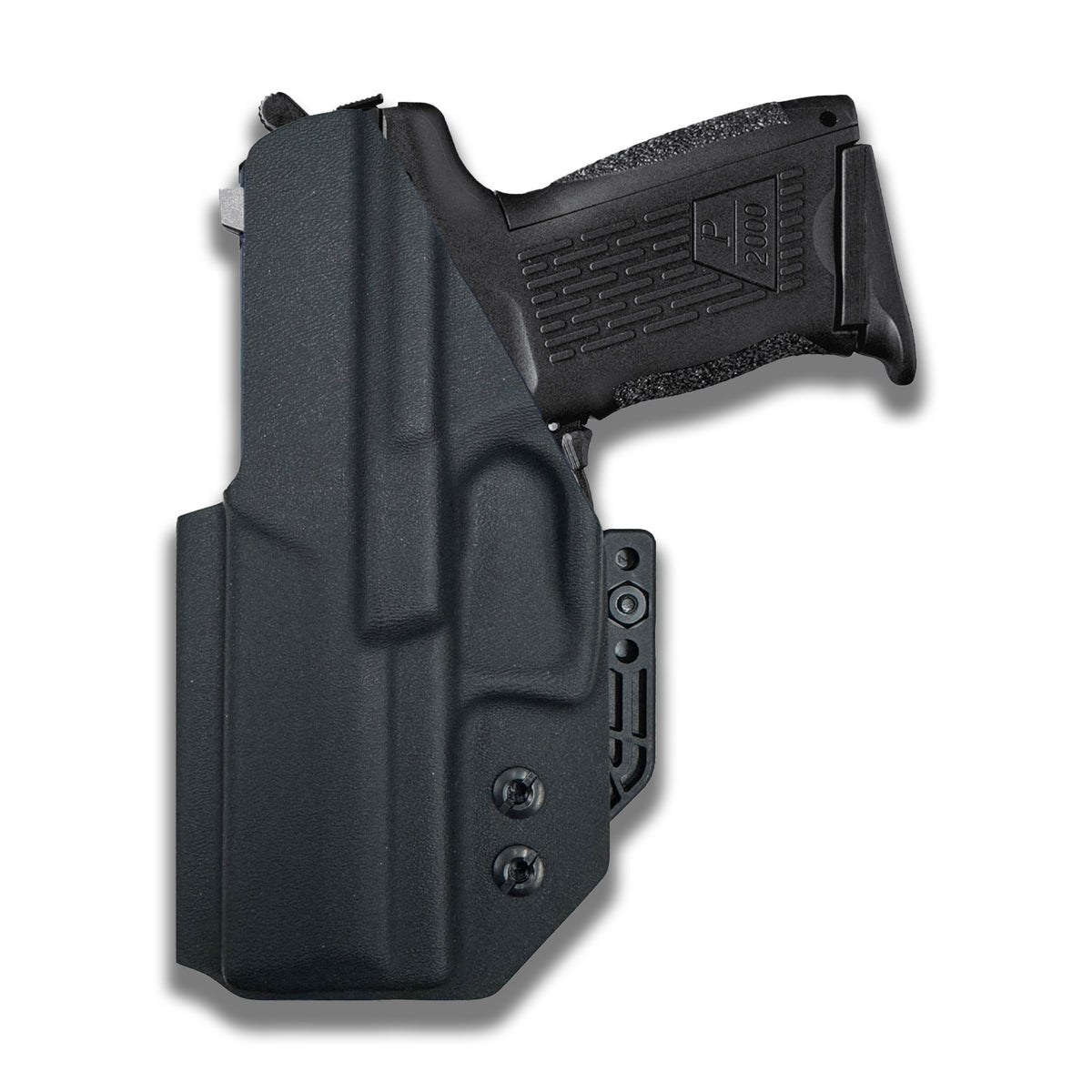 HK VP9SK concealed-carry holster showing adjustable retention