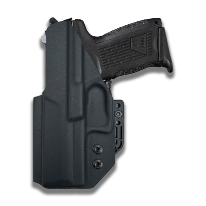 HK VP9SK concealed-carry holster showing adjustable retention