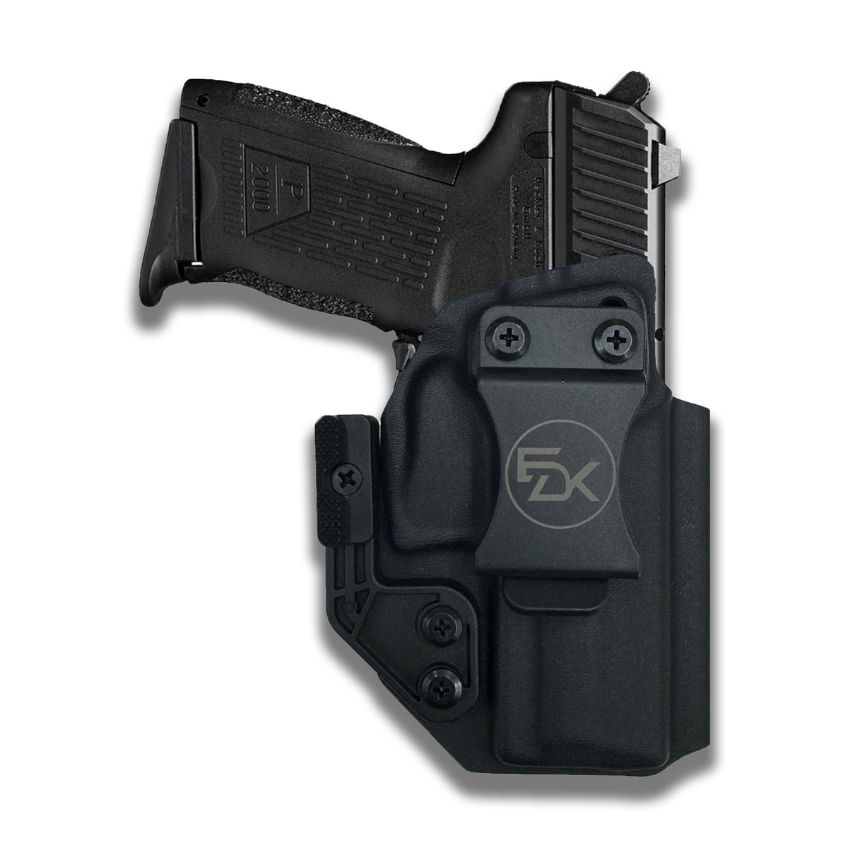 HK VP9SK IWB holster showing belt clip and optional ModWing