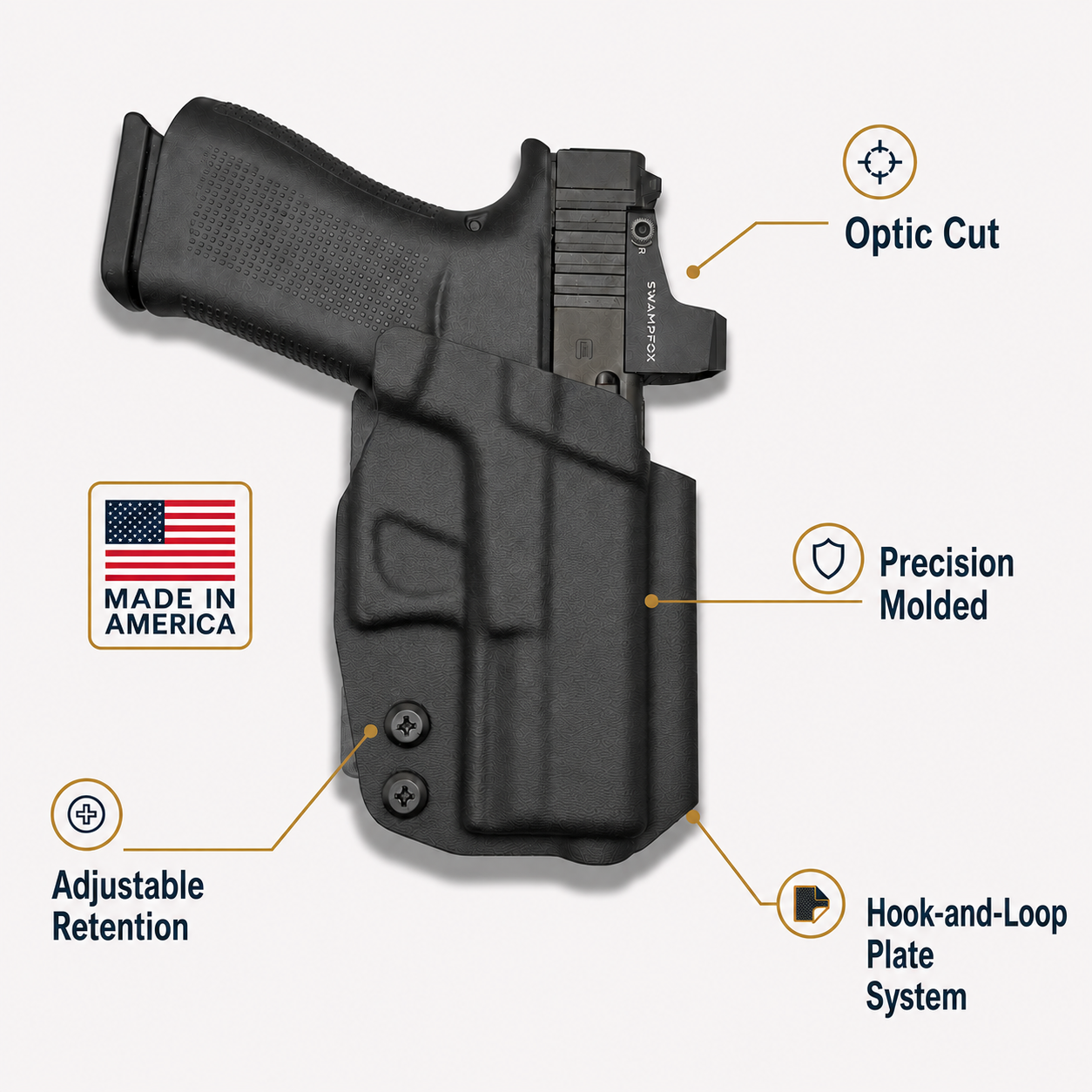 Beretta APX A1 Compact Hook-and-Loop Off-Body Holster
