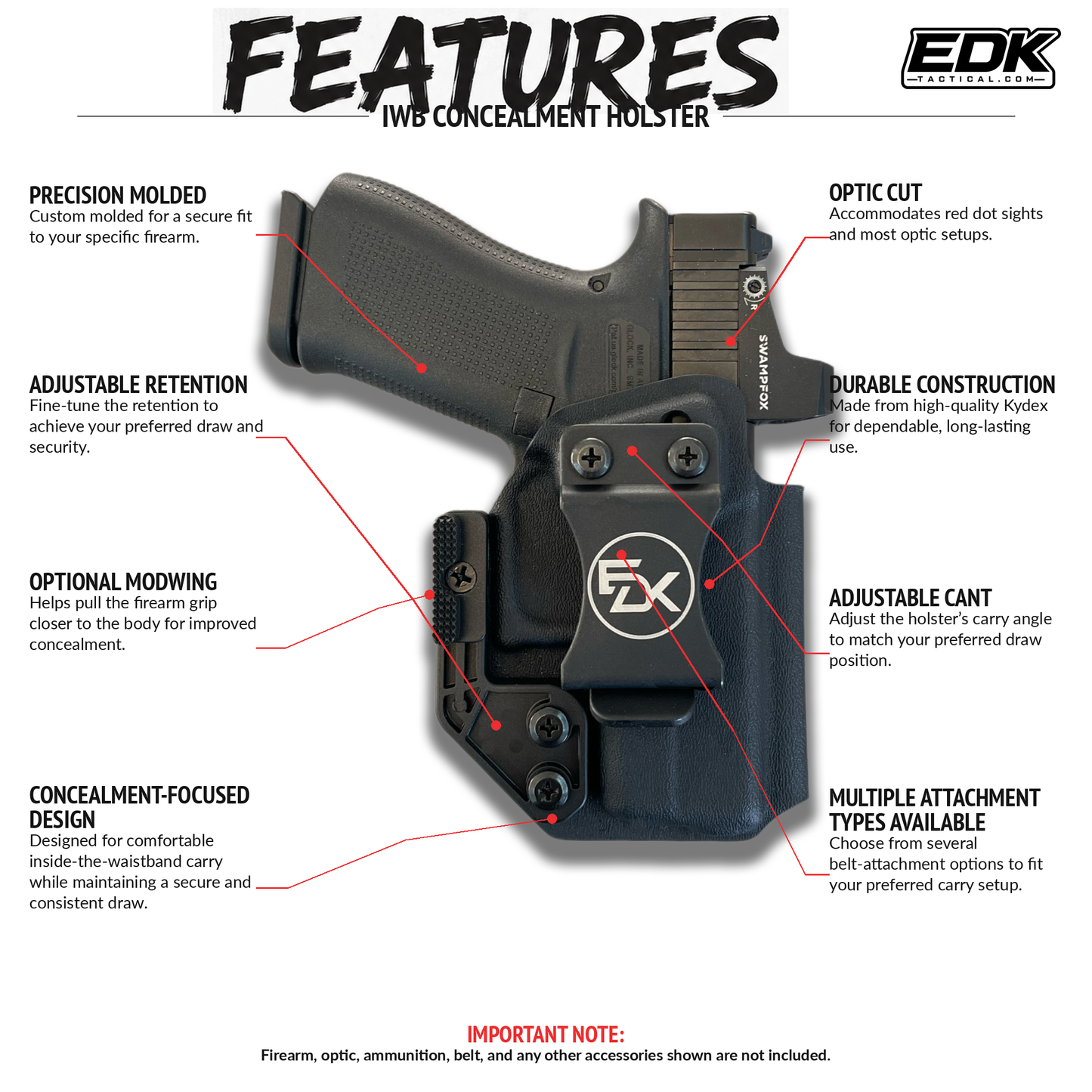 Walther PDP 4.5" IWB Holster