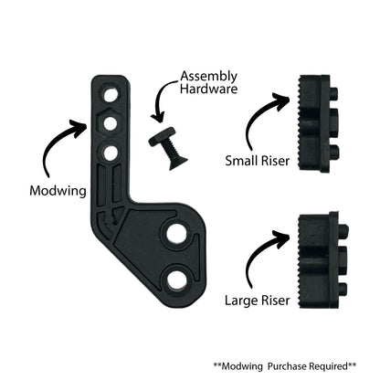 Mod Wing attachment for IWB holster concealment