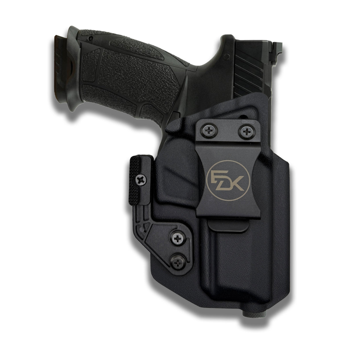 FN 509 IWB Kydex holster in black, front view