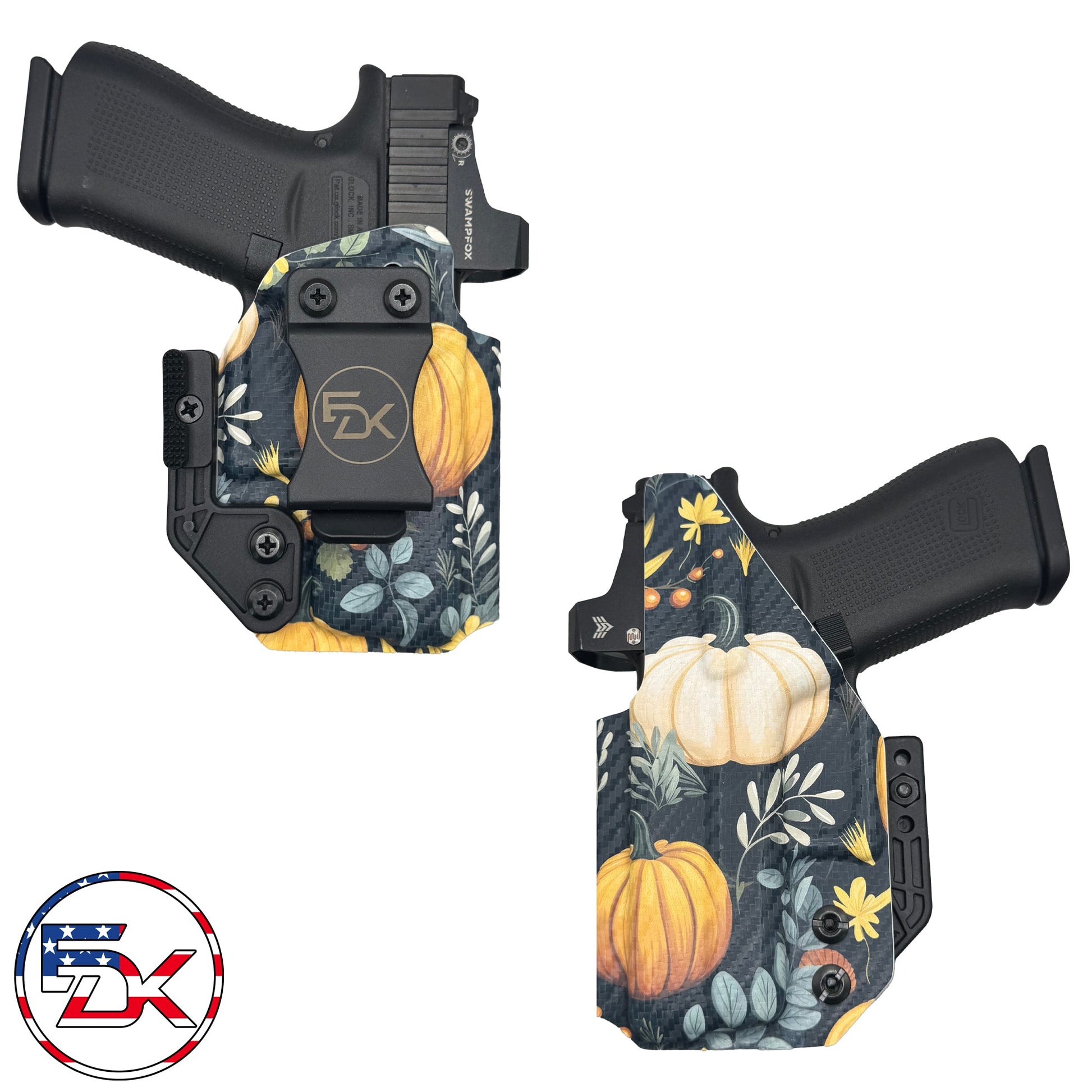 Carbon Fiber Fall Pumpkins - Inside the Waistband (IWB) Holster - Everydaykydex