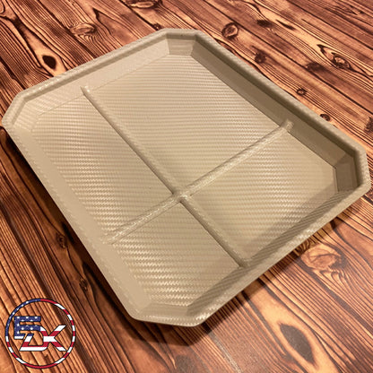 EDC Kydex Tray with Sections - Everydaykydex