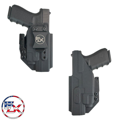 Glock 17 w/Streamlight TLR7/7a/7x (Open End) - Inside the Waistband (IWB) kydex Holsters. - Everydaykydex