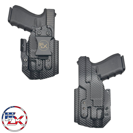 Glock 19 w/Streamlight TLR7 HLX (Open End) - Inside the Waistband (IWB) kydex Holsters - Everydaykydex