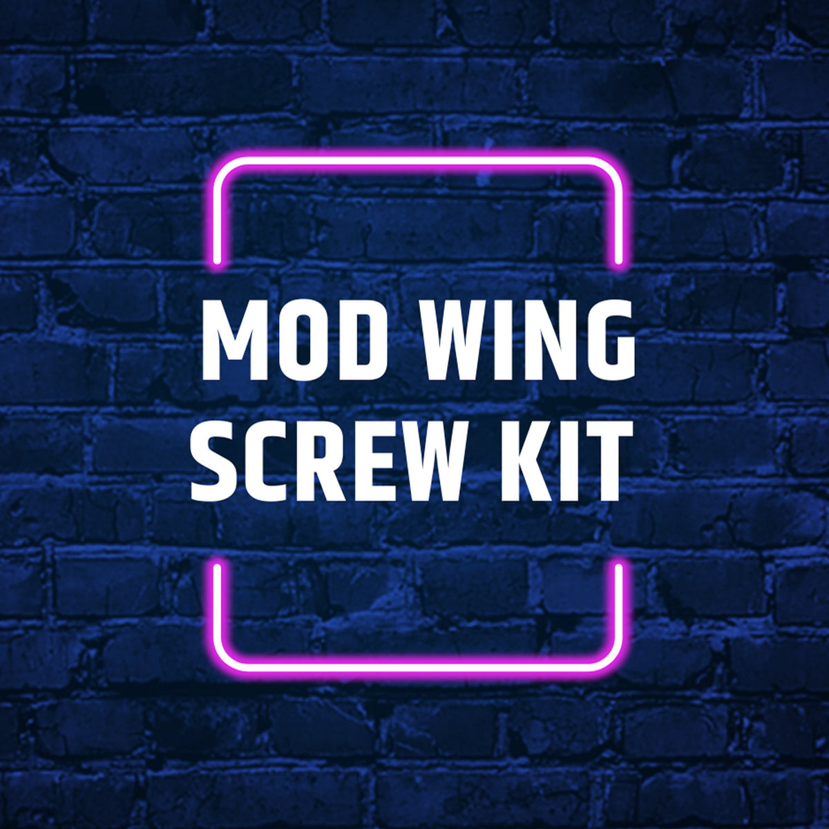 Mod Wing Screw kit - Does not include mod wing - Everydaykydex