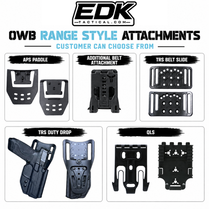 Walther PDP 4" - Range Style (OWB) kydex Holsters