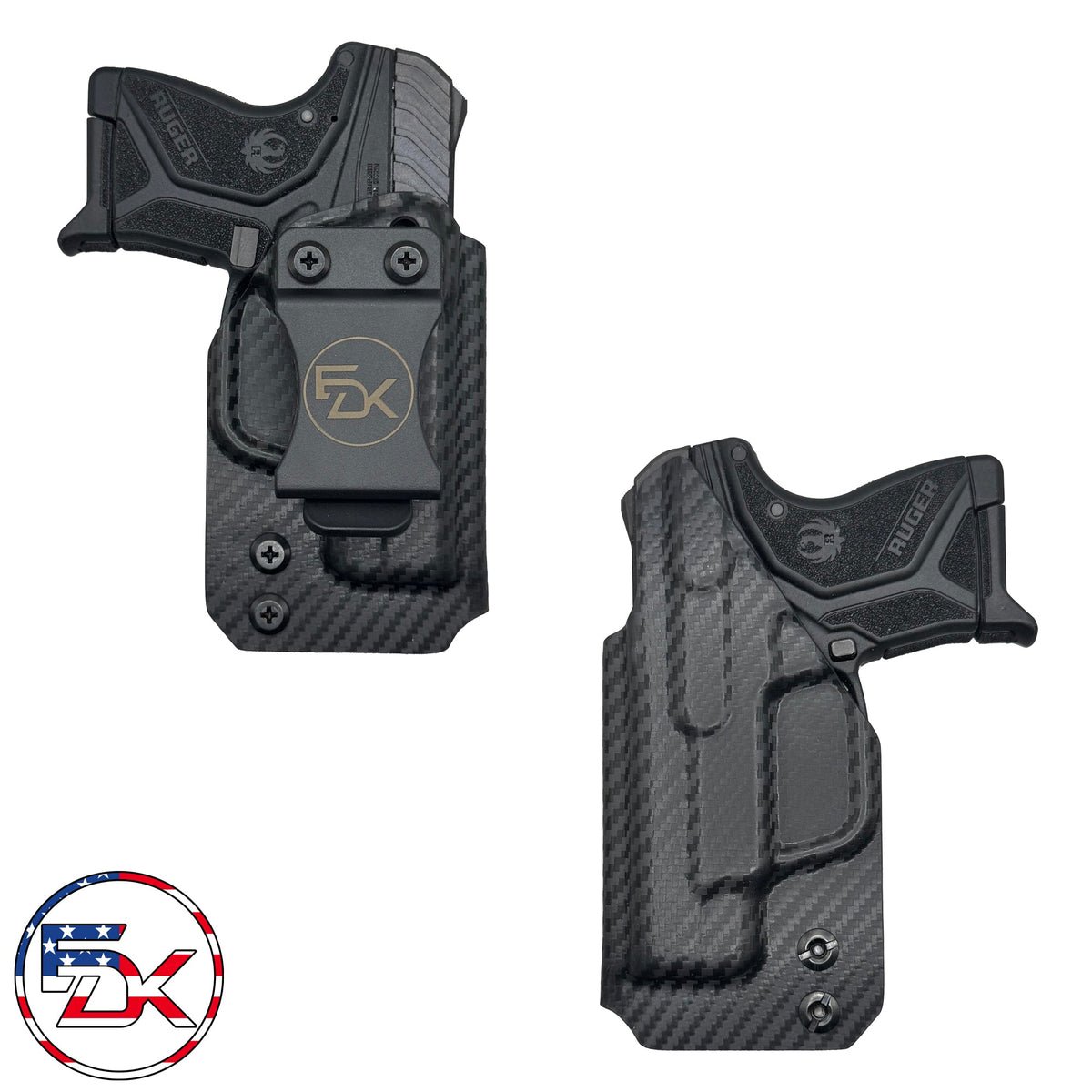 Ruger LCP 2 - Inside the Waistband (IWB) kydex Holsters - Everydaykydex