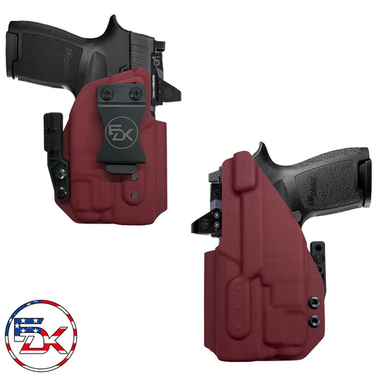 Sig Sauer P320 Compact/Carry/X - Carry/M18 9mm w/Streamlight TLR7/7a/7x (Closed End) - Inside the Waistband (IWB) kydex Holsters. - Everydaykydex