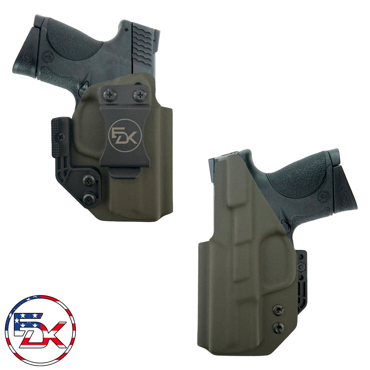 Smith and Wesson M&P 9C/40C 3.6 - Inside the Waistband (IWB) kydex Holsters - Everydaykydex